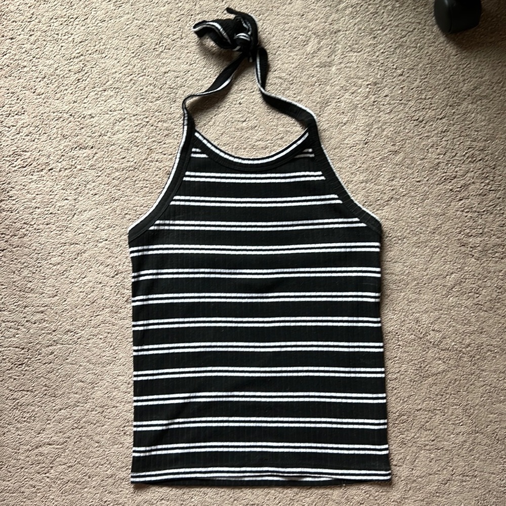 Striped Halter Top
